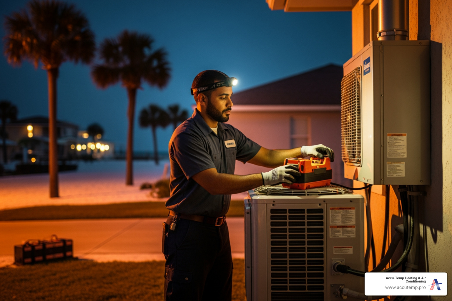 "Where can I find 24-hour emergency heat pumps installation in Daytona Beach?"